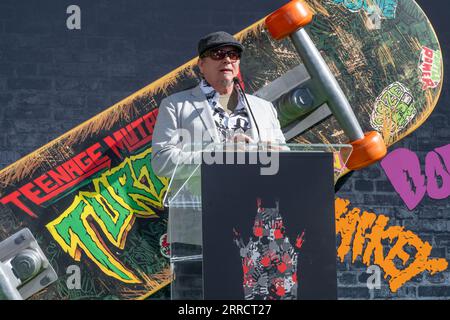 7 septembre 2023, Hollywood, Californie, États-Unis : le co-créateur Kevin Eastman assiste à la ''Teenage mutant Ninja Turtles : mutant Mayhem'' Chinese Theatre Imprint Ceremony. (Image de crédit : © Billy Bennight/ZUMA Press Wire) USAGE ÉDITORIAL SEULEMENT! Non destiné à UN USAGE commercial ! Banque D'Images