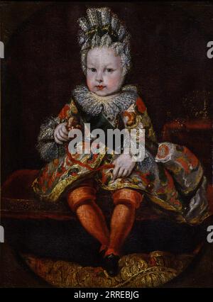 Louis Ier d'Espagne, prince des Asturies, 1710, Miguel Jacinto Melendez, école d'espagnol, Nins, portraits d'enfants s. XVI-XIX, Musée sa Bassa Blanca (msbb). Yannick vu et Ben Jakober , Alcudia, Majorque, Espagne. Banque D'Images