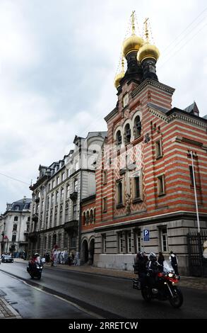 Le St. Église Alexandre Nevsky sur Bredgade , Copenhague, Danemark. Banque D'Images