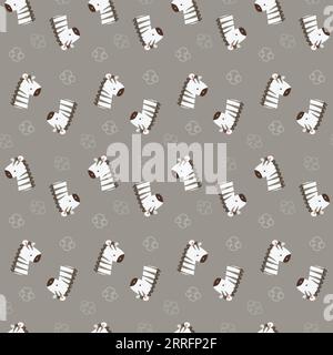 Ensemble vectoriel de cahiers scolaires avec illustration vectorielle de transport dans un style plat Illustration de Vecteur