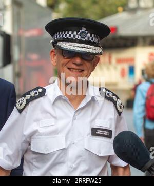 Londres, Royaume-Uni. Septembre 08 2023. Mark Rowley, commissaire de police de Metropolis, est vu à Westminster comme il apparaît sur LBC..Credit : Tayfun Salci / Alamy Live News Banque D'Images