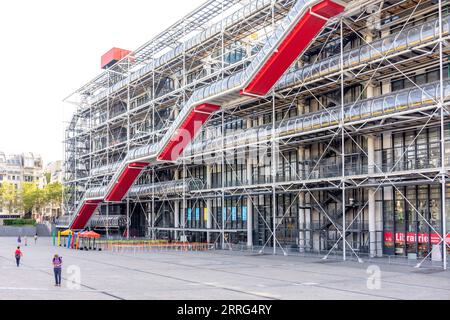 Le Centre Pompidou Musée, place Georges Pompidou, Beaubourg, Paris, Île-de-France, France Banque D'Images
