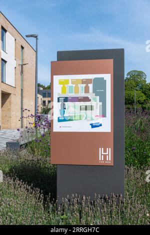 Hox Park Halls of Residence, nouveau logement étudiant près d'Egham, Surrey, Angleterre, Royaume-Uni, pour les étudiants de l'Université de Londres Royal Holloway, 2023 Banque D'Images