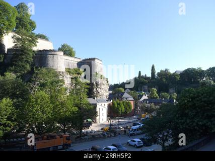 220615 -- LUXEMBOURG, le 15 juin 2022 -- la photo prise le 14 juin 2022 montre une vue de la ville de Luxembourg, Luxembourg. Photo de /Xinhua LUXEMBOURG-LUXEMBOURG VILLE-PAYSAGE RenxPengfei PUBLICATIONxNOTxINxCHN Banque D'Images