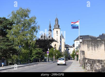 220615 -- LUXEMBOURG, le 15 juin 2022 -- la photo prise le 14 juin 2022 montre une vue de la ville de Luxembourg, Luxembourg. Photo de /Xinhua LUXEMBOURG-LUXEMBOURG VILLE-PAYSAGE RenxPengfei PUBLICATIONxNOTxINxCHN Banque D'Images