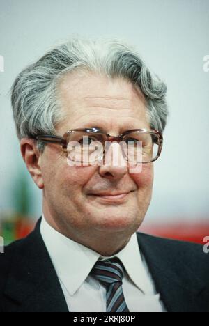 Hans Jochen Vogel, deutscher Politiker, Deutscher UM 1987. Banque D'Images
