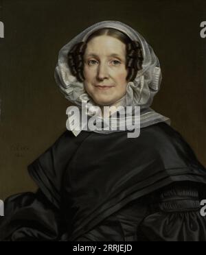 Aryna van der Pot (1786-1850) Épouse de N. J. A. c.Hoffmann, 1841. Banque D'Images