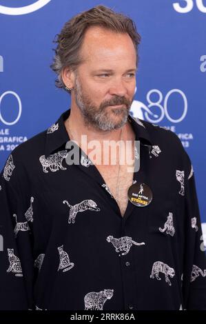 Peter Sarsgaard beim Photocall zum Kinofilm 'Memory' auf der Biennale di Venezia 2023 / 80. Internationale Filmfestspiele von Venedig im Palazzo del Casino. Venedig, , 08.09.2013 Banque D'Images