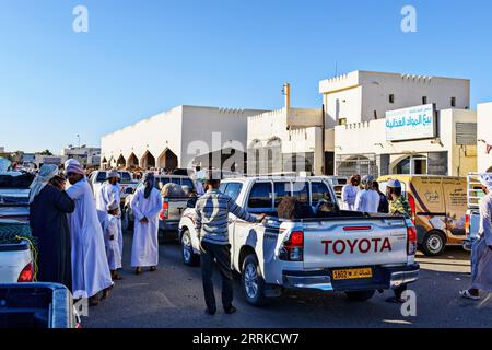 Sultanat d'Oman, région Ash-Sharqiyyah, Sinaw, Sinaw Souk, Banque D'Images