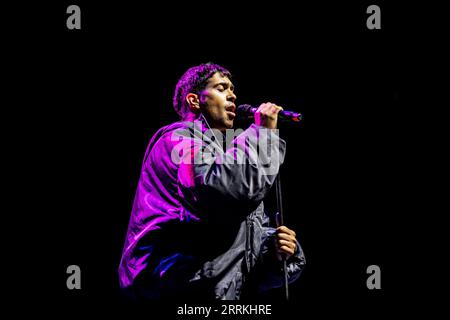 Milan, Italie. 08 septembre 2023. Triennale di Milano, Milan, Italie, 08 septembre 2023, Mahmood pendant Tempo delle donne 2023 - News Credit : Live Media Publishing Group/Alamy Live News Banque D'Images