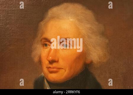 Angleterre, Londres, Greenwich, la maison de la Reine, Portrait du vice-amiral Horatio Nelson par Lemuel Francis Abbott en date de 1798 Banque D'Images