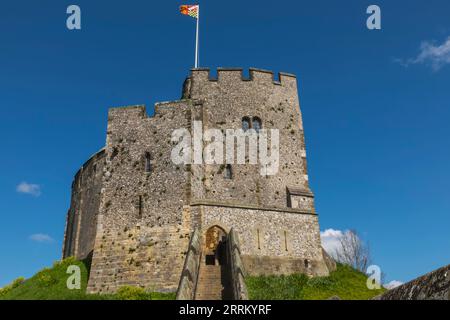 Angleterre, Sussex, West Sussex, Arundel, Château d'Arundel, Le conserver médiéval Banque D'Images