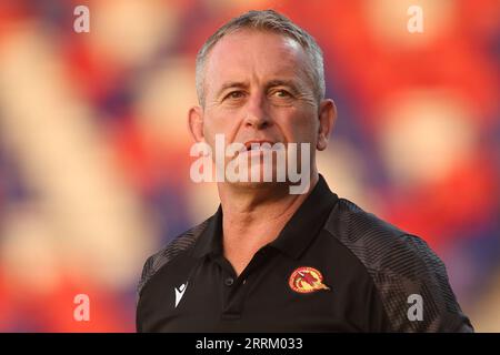 Wakefield, Royaume-Uni. 08 septembre 2023. Be Well support Stadium, Wakefield, West Yorkshire, 8 septembre 2023. Betfred Super League Wakefield Trinity vs Catalans Dragons Steve McNamara (entraîneur-chef) des Catalans Dragons crédit : Touchlinepics/Alamy Live News Banque D'Images