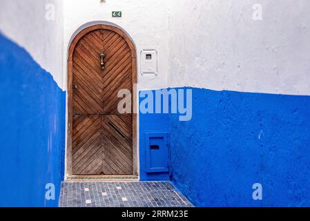 Portes typiques de style arabe à Morrocco Banque D'Images