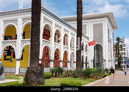 Rabat, Maroc, Musée Mohammed VI d'Art moderne et contemporain dans le centre ville de Rabat, Maroc Banque D'Images