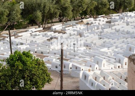 L'ancien cimetière juif dans la médina de Fès, au Maroc Banque D'Images