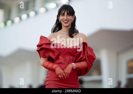 Venise, Italie. 07 septembre 2023. VENISE, ITALIE - 07 SEPTEMBRE : Chiara Bordi assiste à un tapis rouge pour le film ''Lubo'' au 80e Festival International du film de Venise le 07 septembre 2023 à Venise, en Italie. (Photo de Luca Carlino/NurPhoto) crédit : NurPhoto SRL/Alamy Live News Banque D'Images