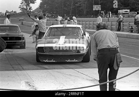 1972 Watkins Glen Trans Am, Roy Woods, AMC Javelin AMX, a commencé 7e terminé 3e. Banque D'Images