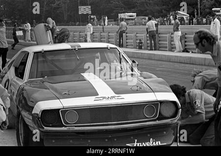 1972 Watkins Glen Trans Am, Roy Woods, AMC Javelin AMX, a commencé 7e terminé 3e. Banque D'Images