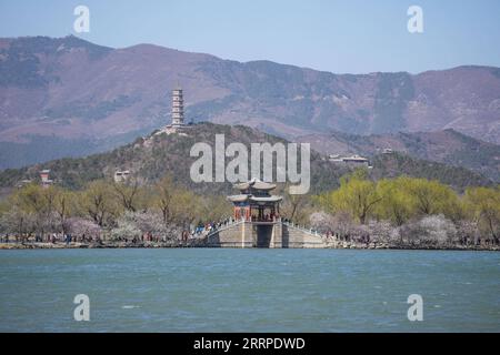 230315 -- PÉKIN, le 15 mars 2023 -- cette photo prise le 15 mars 2023 montre une vue du Palais d'été de Pékin, capitale de la Chine. CHINE-PÉKIN-PALAIS D'ÉTÉ-PRINTEMPS CN CHENXYEHUA PUBLICATIONXNOTXINXCHN Banque D'Images