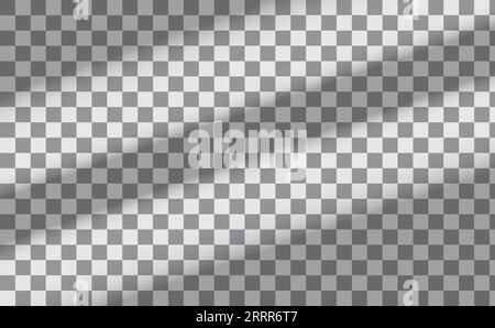 Ombre d'effet de lumière coulée sur le mur. Soleil aveugle ombre sur fond transparent Illustration de Vecteur