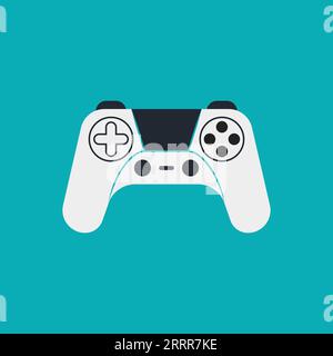 Manette de jeu pour console de jeu vidéo Illustration de Vecteur