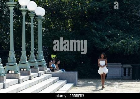 New York, Vereinigte Staaten. 07 septembre 2023. BUCI fait ses débuts lors de la Fashion week de New York le 2023 septembre - New York City ; États-Unis ; 07/09/2023 Credit : dpa/Alamy Live News Banque D'Images