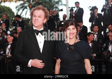 230528 -- CANNES, le 28 mai 2023 -- John C. Reilly L, acteur américain et président du jury un certain regard, arrive pour la cérémonie de clôture de la 76e édition du Festival de Cannes à Cannes, dans le sud de la France, le 27 mai 2023. FRANCE-CANNES-FESTIVAL-CÉRÉMONIE DE CLÔTURE GAOXJING PUBLICATIONXNOTXINXCHN Banque D'Images