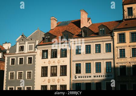 Musée de Varsovie, sur la place du marché de la Vieille ville à Varsovie, Pologne Banque D'Images