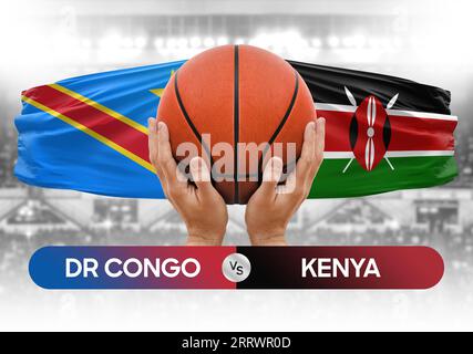 Image conceptuelle de la coupe de compétition de basket-ball des équipes nationales de basket-ball du Kenya Banque D'Images