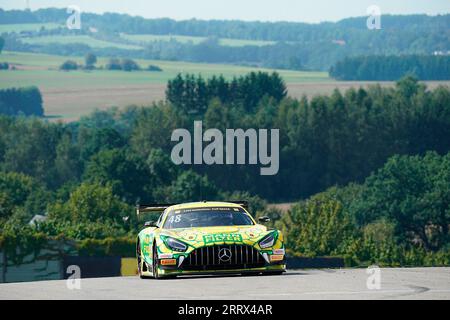 9 septembre 2023, Sachsenring, Hohenstein-Ernstthal, DTM 2023, Sachsenring, 8 septembre. - 10 septembre 2023, dans la photo Maro Engel, Mercedes-AMG Team Mann-Filter Banque D'Images