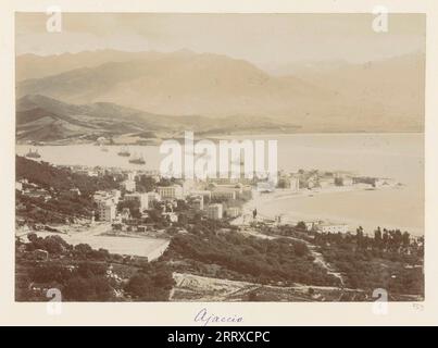 Archive, photo historique 1880, 1890, 19e siècle, Ajaccio, France, ville. Banque D'Images