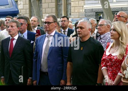 Non exclusive : ODESA, UKRAINE - 7 SEPTEMBRE 2023 - Ambassadeur extraordinaire et plénipotentiaire de la République italienne en Ukraine Pier Francesco Zaz Banque D'Images