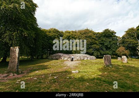 Clava Cairns : un portail intemporel de l'héritage de l'âge du bronze écossais Banque D'Images