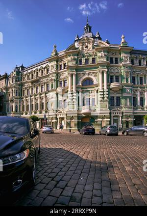 La maison de Russov à Odessa en Ukraine. Banque D'Images