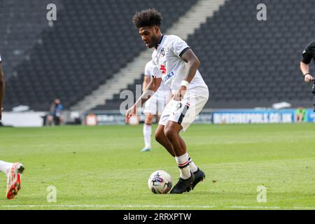 Milton Keynes, Royaume-Uni. 9 septembre 2023.Milton Keynes dons Ellis Harrison lors de la seconde moitié du match de Sky Bet League 2 entre MK dons et Notts County au Stadium MK, Milton Keynes le samedi 9 septembre 2023. (Photo : John Cripps | MI News) crédit : MI News & Sport / Alamy Live News Banque D'Images