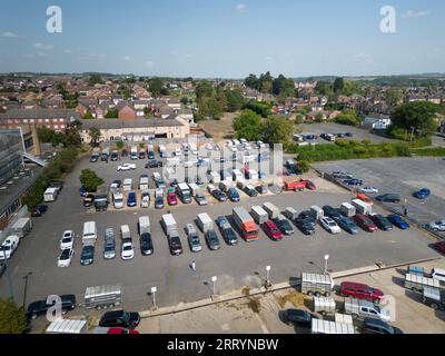 9 septembre 2023 Melton Mowbray Livestock Market, Leicestershire Banque D'Images