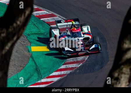 Monterey, Californie, États-Unis. 7 septembre 2023. DAVID MALUKAS (18), pilote de la série INDYCAR, de Chicago, Illinois, voyage dans les virages lors d'une séance d'essais pour le Grand Prix Firestone de Monterey au WeatherTech Raceway Laguna Seca à Monterey CA. (Image de crédit : © Riley S Bridges Grindstone Media/ASP) USAGE ÉDITORIAL SEULEMENT! Non destiné à UN USAGE commercial ! Banque D'Images