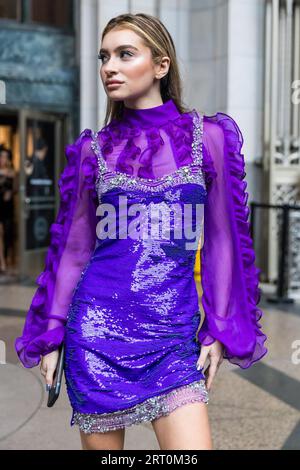 Maite assiste au défilé de mode PatBo pendant la Fashion week de New York : The shows au 11 Madison Ave le 09 septembre 2023 à New York. Crédit : Brazil photo Press/Alamy Live News Banque D'Images