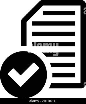 Icône tâches terminées. EPS vectoriel entièrement éditable pour les matériaux imprimés et les infographies, le web ou tout type de projet de conception. Illustration de Vecteur