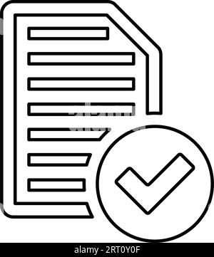 Icône tâches terminées. EPS vectoriel entièrement éditable pour les matériaux imprimés et les infographies, le web ou tout type de projet de conception. Illustration de Vecteur