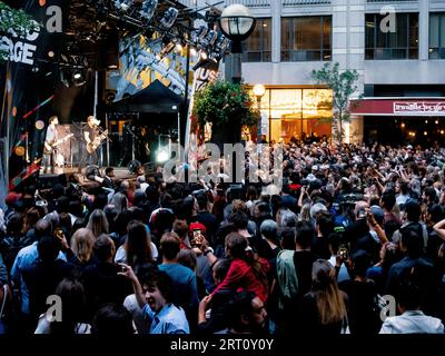 Toronto, Canada. 08 septembre 2023. Les membres du Rock Band Nickelback sont vus au Festival international du film de Toronto 2023 le 8 septembre 2023 à Toronto, en Ontario. Photo : @dewucme/imageSPACE/Sipa USA crédit : SIPA USA/Alamy Live News Banque D'Images