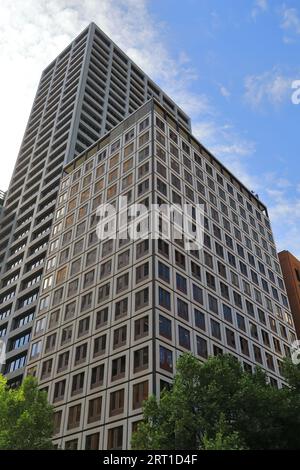 922 immeuble moderne à l'angle des rues Collins et Queen, un deuxième plus grand sur Collins Street. Melbourne-Australie. Banque D'Images