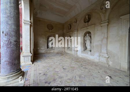 Cour intérieure du Casio de Pilato à Séville. Banque D'Images