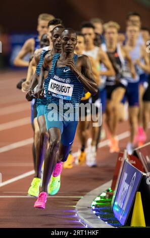 Boaz Kiprugut du Kenya en compétition dans l'Allianz Memorial Van Damme au Stade Roi Baudouin, Bruxelles le 9 septembre 2023 photo de Gary mit Banque D'Images