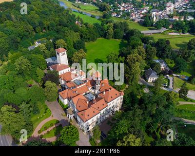 Le château de Waldenburg est un château de Waldenburg dans le sud-ouest de la Saxe construit dans le style historiciste, incorporant des composants médiévaux Banque D'Images