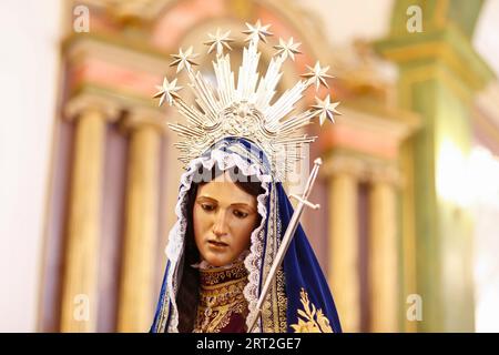 Notre-Dame des Dolours Statue de l'image - Nossa Senhora das Dores Banque D'Images