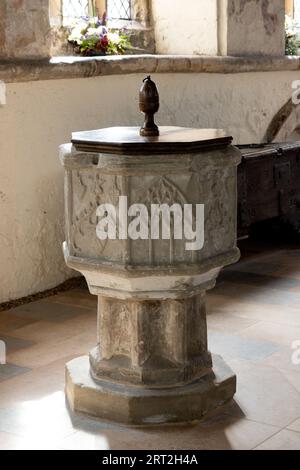 La police, St. Marguerite d'Antioch Church, Stoke Golding, Leicestershire, Angleterre, Royaume-Uni Banque D'Images