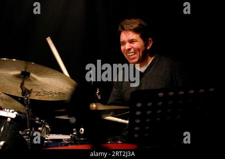 Ian Palmer, Ray Russell Quintet, verdict Jazz Club, Brighton, East Sussex, 18 mars 2023. Banque D'Images