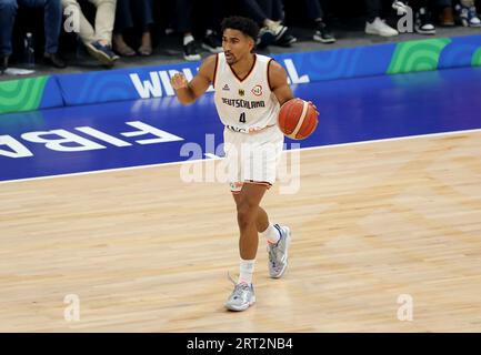 Pasay, Indonésie. 10 septembre 2023. Basket-ball, coupe du monde, Serbie - Allemagne, Knockout round, finale, l'Allemand Maodo Lo en action. Crédit : Matthias Stickel/dpa/Alamy Live News Banque D'Images